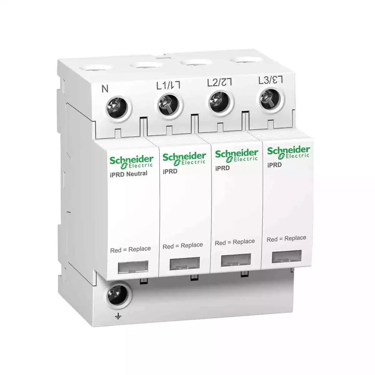 Acti9 iPRD40r Modular Surge Arrester 3P + N 350V with Remote Transfert