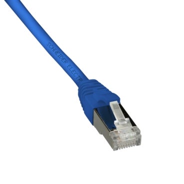 Actassi Cat6a Patch Cord S/FTP 1M PVC, BLUE