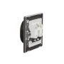 UNICA X 45A 250V~ 1 Gang Connection Unit, Stainless Steel