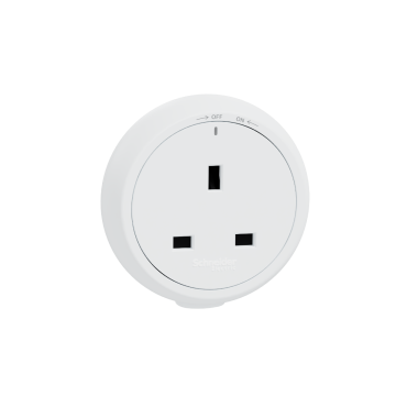 Easy series, Socket outlet, 1 gang, 13A, 250V, 3pin, white