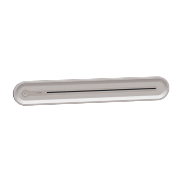 Easy series, Power track, Metal cover with group control, 25A, 250V, 0.6m, surface mount, light brown
