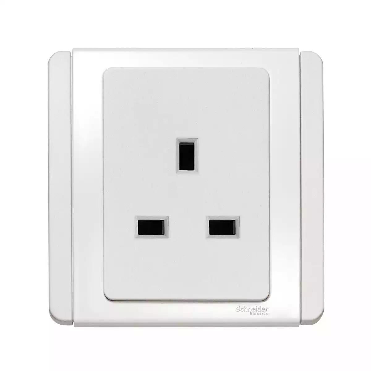 NEO 13A 3 Pin Socket Outlet White