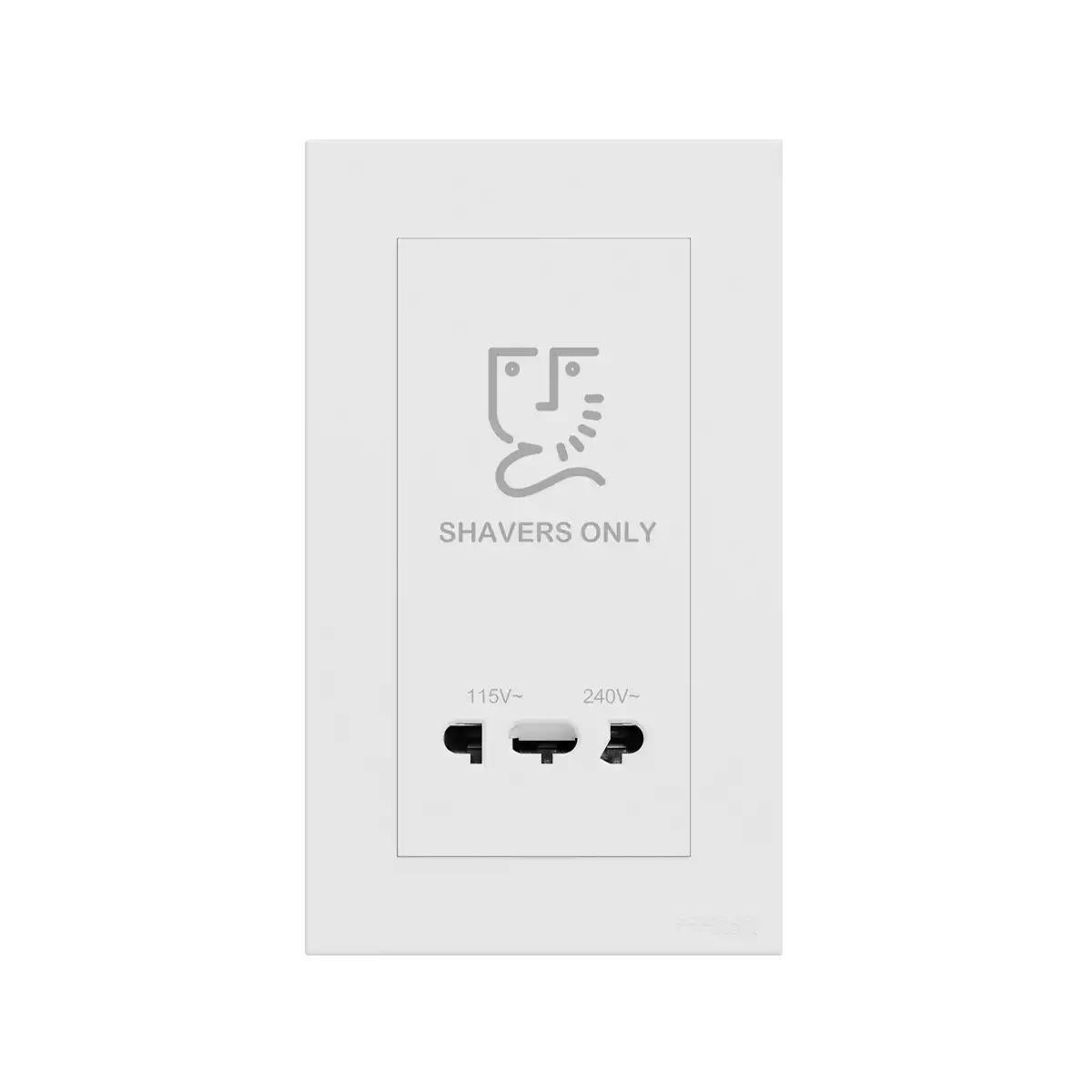 AvatarOn C Universal shaver unit, 115 V / 240 V, White
