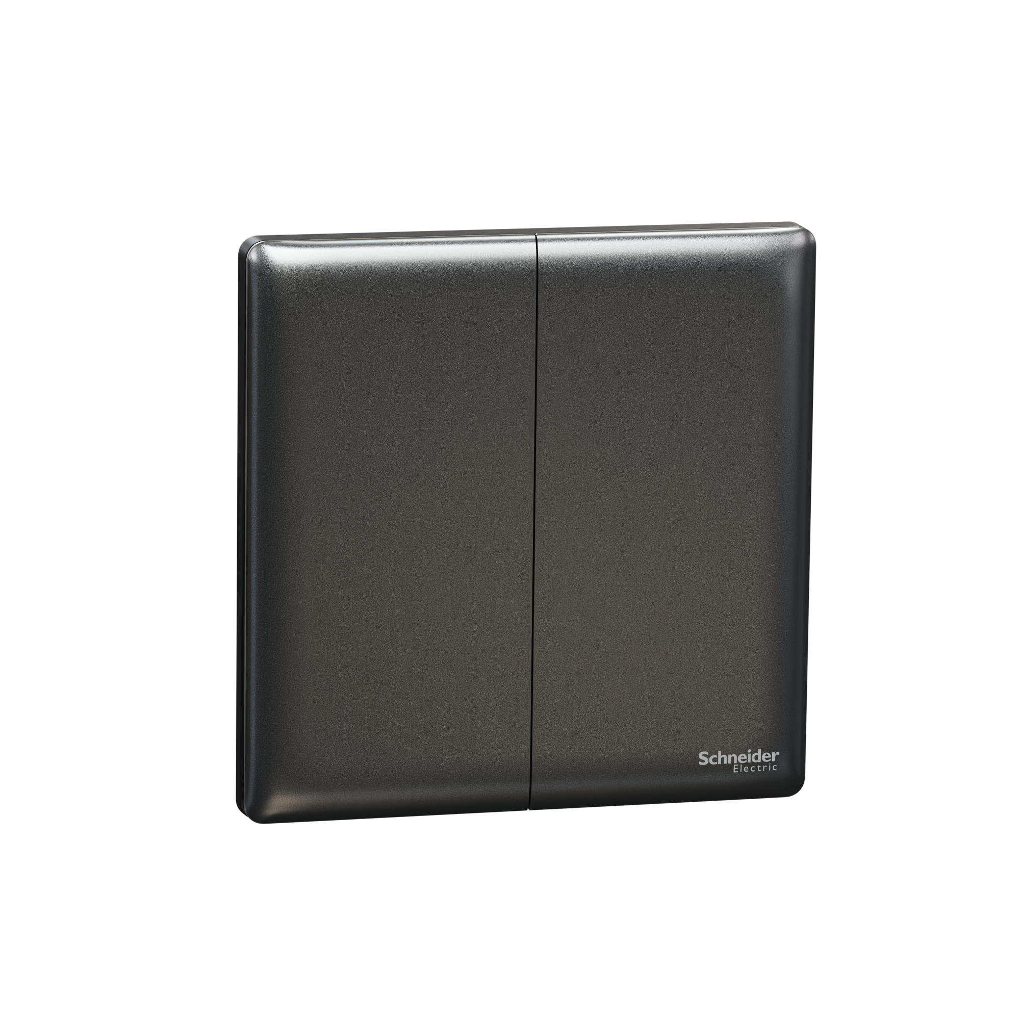 UNICA X 16AX 250V~ 2 Gang 1 Way Switch, Dark Grey